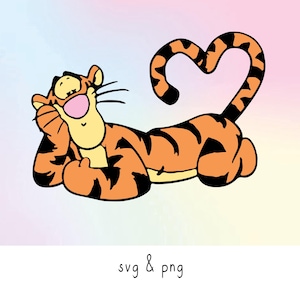 Tigger- #3 Svg, Png, Pdf, Dxf - Etsy