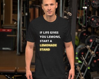 Camiseta motivacional de vida