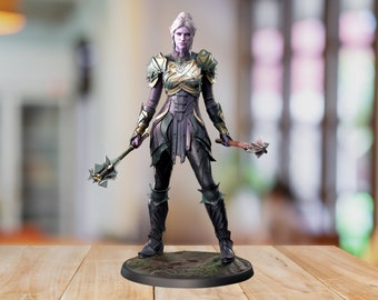 Minthara 3D Printed Statue BG3 | Garage/Model Kit | Designed by Bulkamancer Sculpts