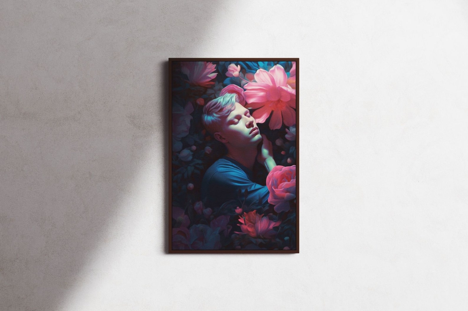 Gay Art Male Portrait Art Print LGBTQ Paintings. Printable - Etsy