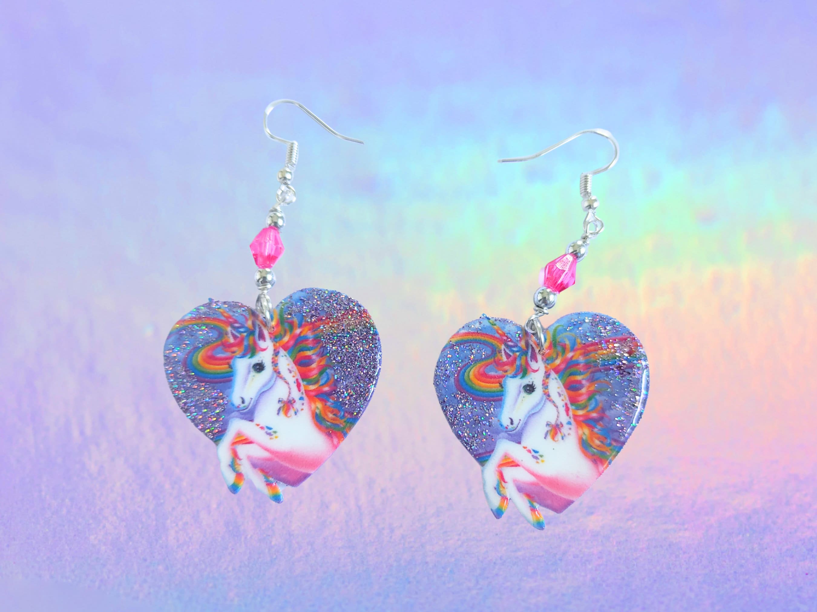 Lisa Frank Earrings Etsy