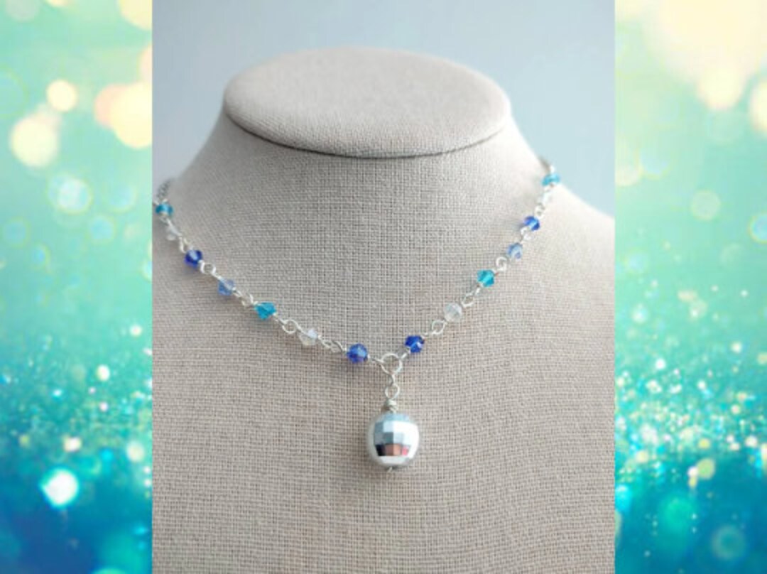 Mirrorball Necklace, Bejeweled Taylor Swift Inspired ,midnights ,eras