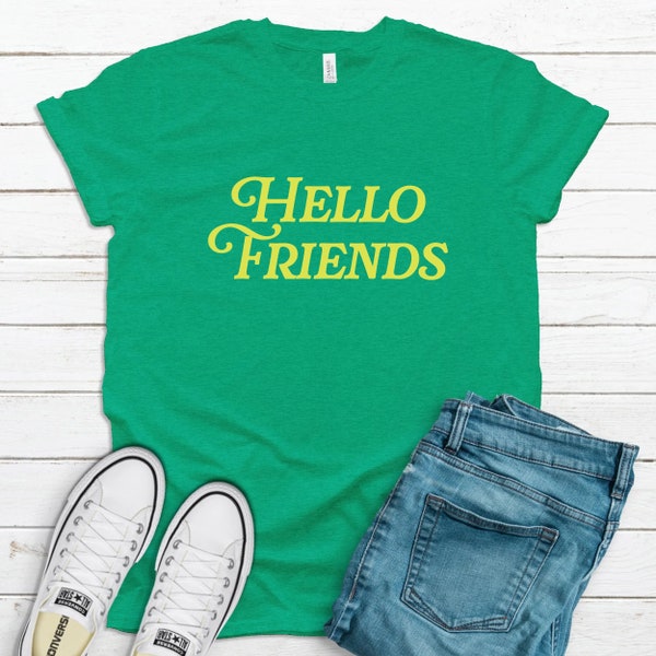 Hello Friends T-Shirt | Fan of Masters Golf Tournament Tee | Masters T-Shirt | Augusta Georgia | Unisex Short Sleeve Tee