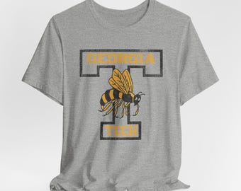 Vintage Georgia Tech University Crewneck Sweatshirt Made USA