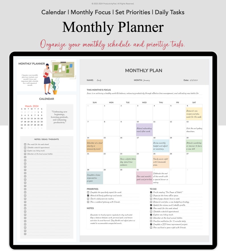 Habit Tracker Spreadsheet: Weekly, Monthly, Annual Planner (google ...