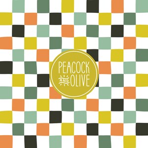 Seamless Pattern Multicolor | Digital File for Fabric | Kids 90s Checkerboard | Summer Repeat Print for Commercial Use | Green Orange Ochre