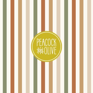 Neutral Stripes Digital Seamless Pattern File | Vertical | Coordinate Print | Kids Basic | For Commercial Use | Boys Multi Beige Brown