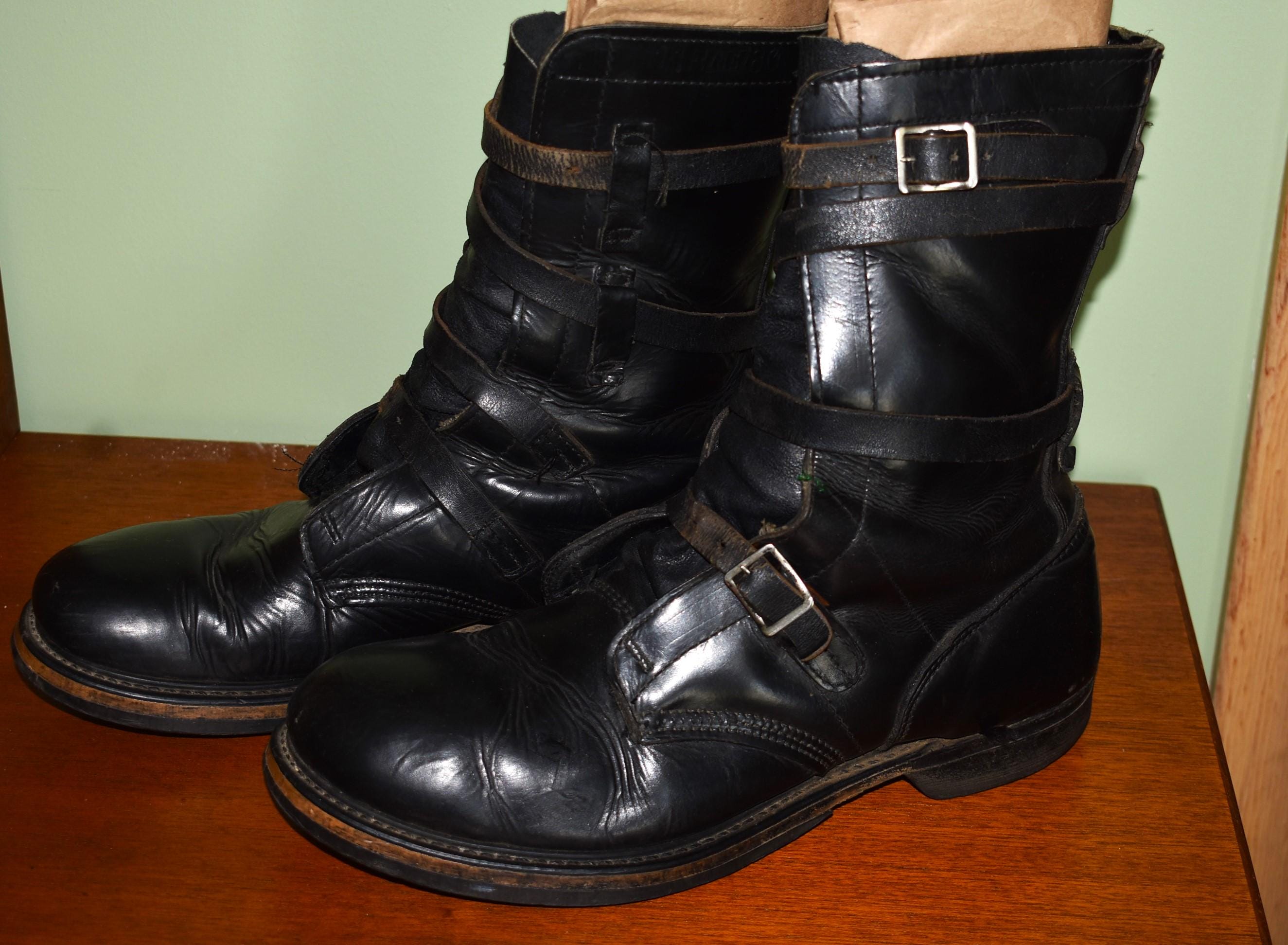 Tanker Boots Etsy