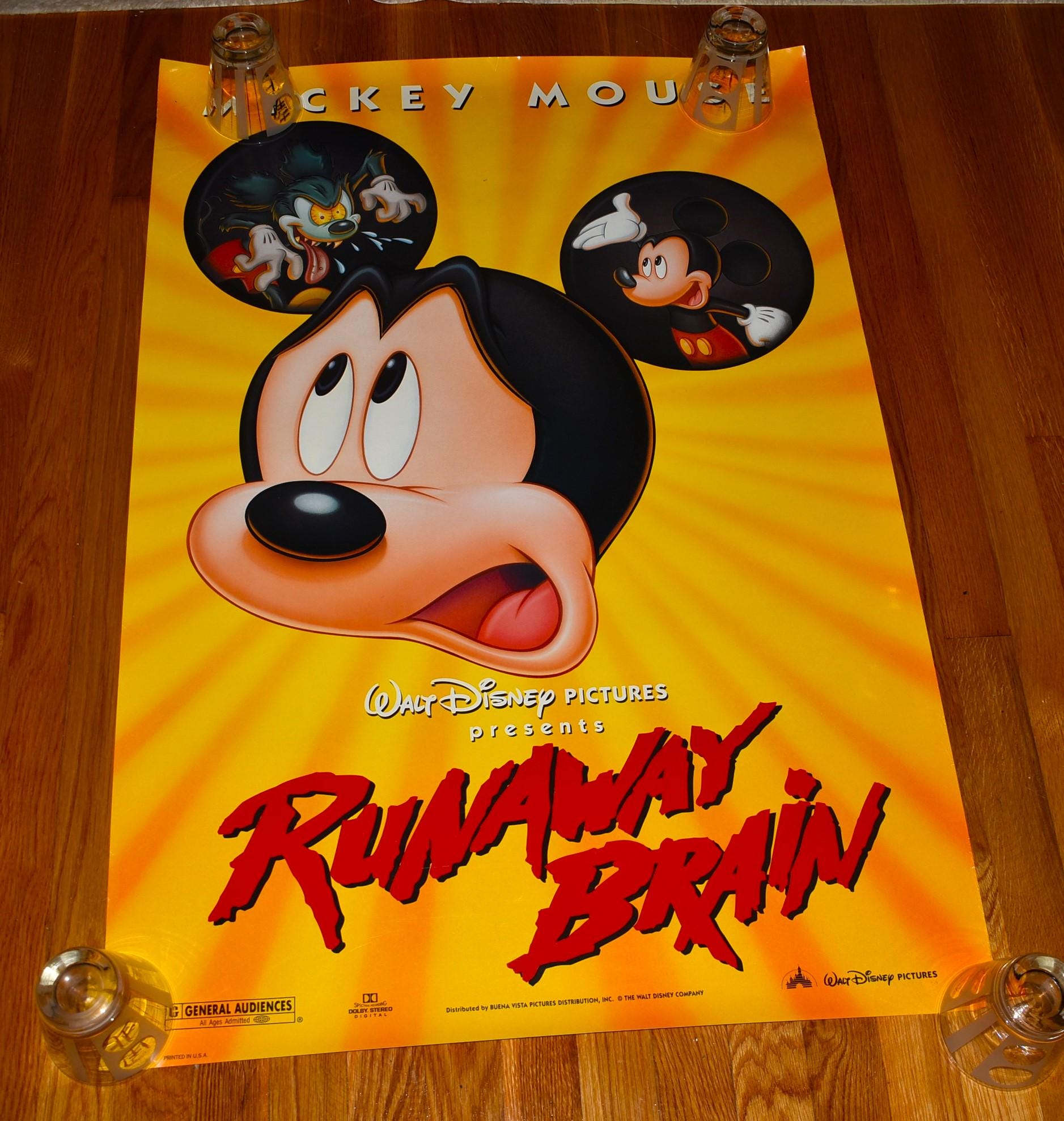 Runaway Brain Mickey - Etsy Runaway Brain Mickey - Etsy