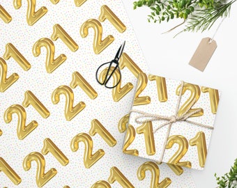 Wrapping Paper - 21st Birthday