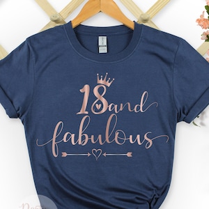 18th Birthday Shirt for Girl, 18th Birthday Gifts for Women, 18th Birthday Party Shirt 2023, 18th Birthday gifts for Friend