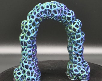 3D-geprinte Voronoi Aquarium Archway: schuilplaats voor vissen en garnalen