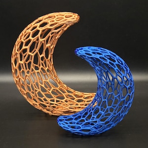 Crescent Moon Aquarium Decoration Shrimp Hide Fish Hide