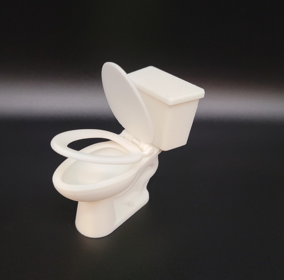 The Royal Flush Mini Aquarium Toilet Fish Tank Decoration for Shrimp