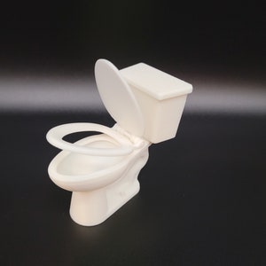 The Royal Flush Mini Aquarium Toilet Fish Tank Decoration for Shrimp, Fish, Turtles and Crabs