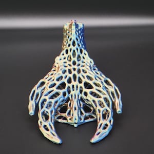 Curved Horn Dragon Skull Aquarium Decoration Shrimp Hide Fish Shelter image 4