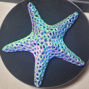 7&quot; Starfish hide themed aquarium decoration fish and shrimp fry shelter
