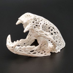 Cougar Skull Aquarium Decoration Shrimp Hide Fish Shelter
