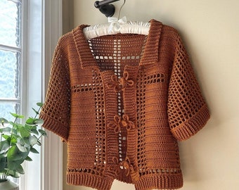 Camisa Jia Jia - Patrón de crochet para hombre - Camisa a medida para todas las tallas y géneros (PDF)