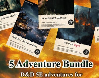 5e RPG Adventure Bundle – One-Shot D&D Adventures (Digital Download)