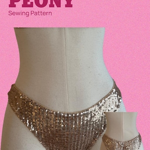 PDF sewing pattern hipster bikini