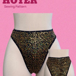 High-Waisted High-Cut Bikini PDF Sewing Pattern