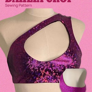 Dahlia Stylish Asymmetrical  crop