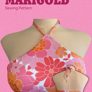 Marigold Halterneck Crop