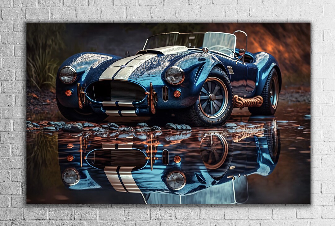 Plaque Dibond Enseigne Cobra – Décoration Garage/atelier – Voiture De Sport