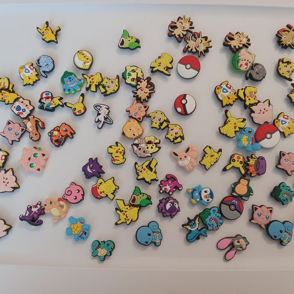 Pokémon Shoe/Bracelet Charms Bargain Bin