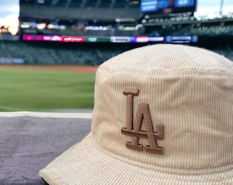 Los Angeles Khaki Corduroy Bucket Hat