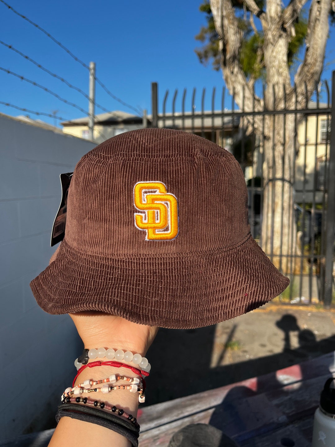 Brown Corduroy San Diego Padres Bucket Hat - Etsy