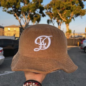 Brown Dodgers Bucket Hat