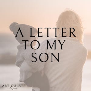 Carta personalizada para mi hijo, carta para mi hijo, carta para mi primer cumpleaños, para mi hijo, regalo para mi hijo, carta para mi hijo para el día de su boda, una carta para mi hijo