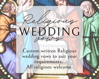 Religious Wedding Vows, Custom Vow Writer, Wedding Vow Help, Bride Vows, Groom Vows, Custom Wedding Vows, Wedding Vow Writer, Vows Writer