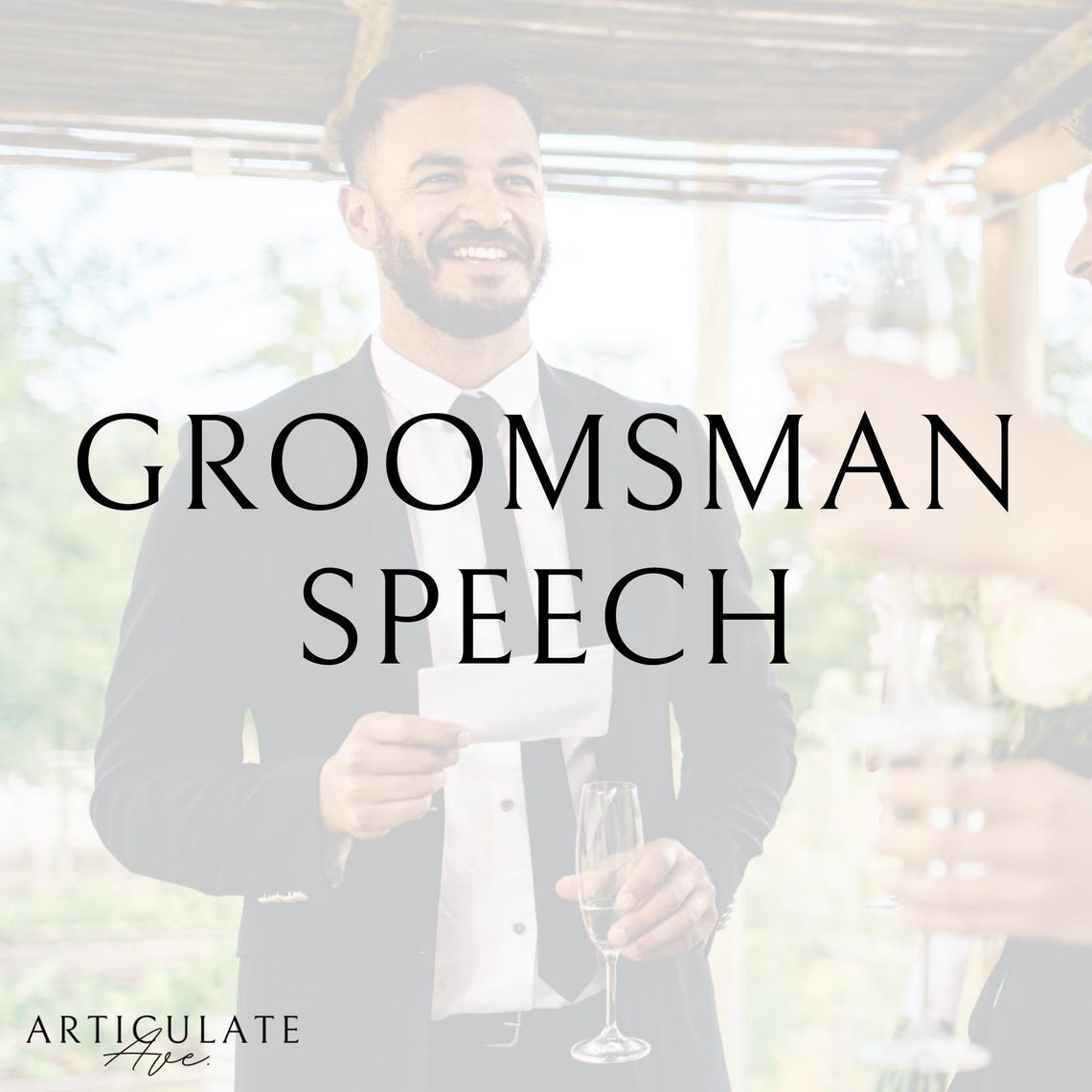 A Wedding Speech for a Groomsman