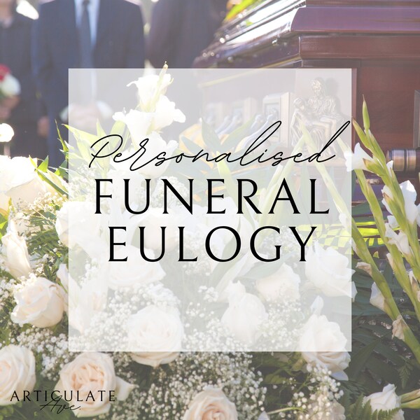 Funeral Speech Etsy