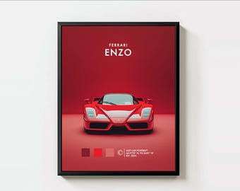 エンツォ・フェラーリ マットポスター - Etsy 日本