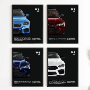 German Sports Car Posters, European Car Art, Car Enthusiast Prints, Race Car Posters, Father and Son Gift - Digital Download Files