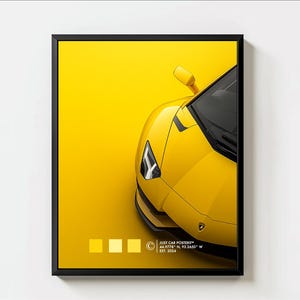 Lamborghini Aventador Poster, Super Car Posters, Car Photography, Lamborghini Aventador Car Posters for Father and Son Gift, Unframed 11x14&quot;
