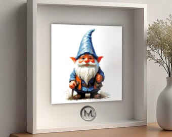 Cross Stitch Pattern - Christmas Gnome 2025. Perfect for New Year decor! PDF download, easy to follow. Holiday embroidery, DIY craft