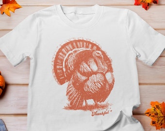 Vintage Turkey Shirt, Cottagecore Thanksgiving Shirt, Vintage Fall shirt, Autumn Shirt, Vintage Thanksgiving Shirt, Retro Thanksgiving Tee
