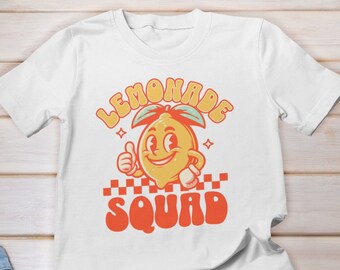 Lemonade Squad Shirt, Retro Summer Shirt, Toddler Lemonade Crew Shirt, Lemonade Crew Stand Boss Shirt, Ice Lemon Juice Stand, Retro Lemonade