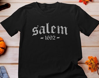 Camisa Salem 1692, Camisa de juicios de brujas de Salem, Camisa vintage retro de brujería, Salem 1692 Se perdieron uno, Salem Witch Est. 1692, camisa de bruja