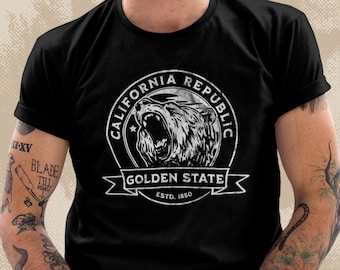 California Shirt, California Republic, Golden State Shirt, California Bear Shirt, Surfing Shirt, Traveler Shirt