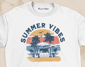Summer Vibes T-shirt, Beach Vibes T-Shirt, Summertime T-Shirt