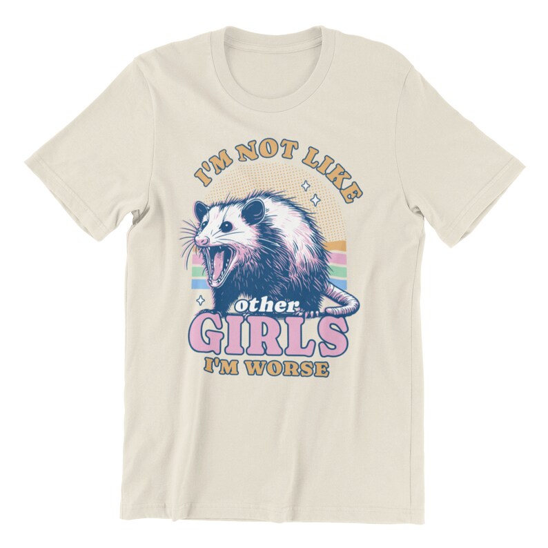 I'm Not Like Other Girls I'm Worse Shirt, Opossum Shirt, Possum Shirts, Opossum Meme Shirt, Opossum Lover Gift, Weird T-Shirt, Funny Possum Natural