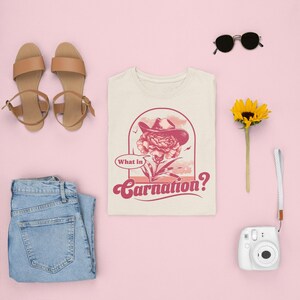 What In Carnation Flower Shirt, Florist shirt, Funny Shirt for Women, Flower Arranger Gift, Funny Flower Pun Shirt, Funny Gardener Shirt image 6
