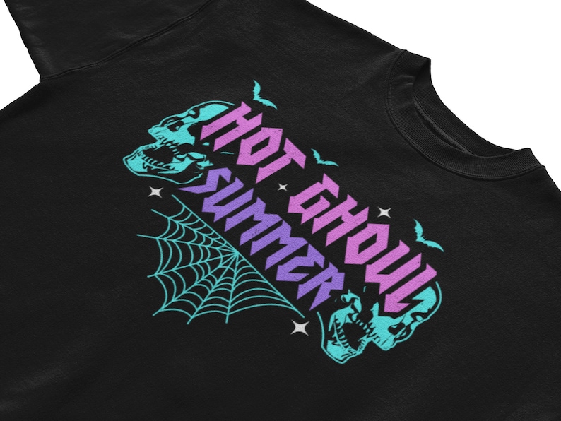 Hot Ghoul Summer Shirt, Goth Summer Shirt, Spooky Summer Shirt, Spooky Ghoul Summer, Haunt Ghoul Summer Shirt, Hot Ghoul Summer Goth Shirt bild 3