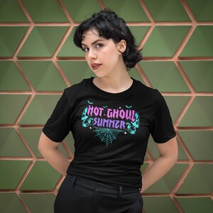 Hot Ghoul Summer Shirt, Goth Summer Shirt, Spooky Summer Shirt, Spooky Ghoul Summer, Haunt Ghoul Summer Shirt, Hot Ghoul Summer Goth Shirt bild 4